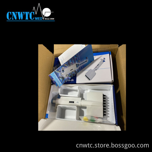 Multichannel Pipette: 8-12 Channel Adjustable Transfer Pipette | Autoclavable Lab Equipment